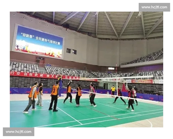 2025 武威全民健身气排球赛开赛 18 支队伍逐鹿球场